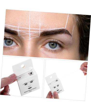 DRESSOOS 1 set string Line Eyebrow Sticks Ink with Tool Mapping Marking Portable Brow Facial Women Wooden - Buy Online on GoSupps.com