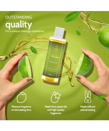 Vibratissimo Inspiration - Massage Oil Love Oil Body Oil with a Lime Scent 100 ml Inspiration 100 ml (Pack of 1) - Buy Online on GoSupps.com
