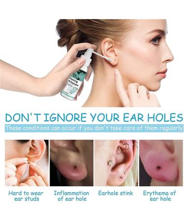 Ear Wax Softener & Cleaner Spray - Natural Solution for Ear Blockage, Pain & Infections (2pcs) - Buy Online on GoSupps.com
