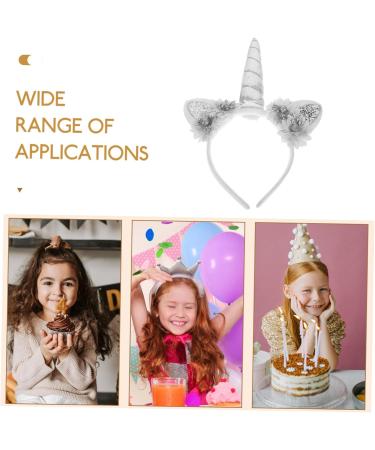 GALPADA Headwear Accessory Birthday Party Supplies Headband for Unicorn Birthday Decorations for Fancy Dress Decor Girl Headband Horns Headband Christmas Headband Unicorn Horn - Buy Online on GoSupps.com