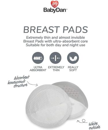 BabyDan Ultra Soft Disposable Nursing Pads for Breastfeeding & Pumping - Black 24 Pack - Buy Online on GoSupps.com