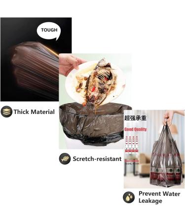 Strong Trash Bags 5 Rolls/100 Counts Garbage Bags for Office Kitchen Bathroom Waste Bin Colorful Portable Small Rubbish Bags Wastebasket Bags - Buy Online on GoSupps.com