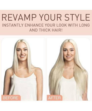 4PCS-11Clips Curly Synthetic Hair Extensions 22 Inches - Golden Brown - Buy Online on GoSupps.com