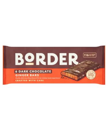 Border Dark Chocolate Ginger bars 144 g