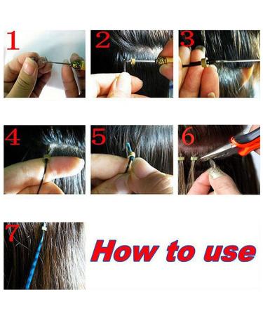 Hair Extension Tool Kit with Pliers, Pulling Hook, Beads Device, Comb, and Clips - 3Pcs Alligator Clips Included - Buy Online on GoSupps.com