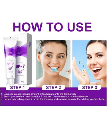 Buy SP7 Probiotic Whitening Toothpaste 120g - Ultra Whitening Dual Pack | Fast International Shipping - Buy Online on GoSupps.com