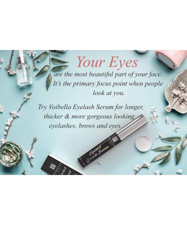Voibella Eyelash Growth Serum and Eyebrow Enhancer - Natural Beauty Enhancing Serum for Thick, Long Lashes - 8.87ML - Buy Online on GoSupps.com