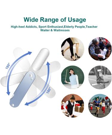 3 In 1 Foot File Callus Remover Foldable Pedicure Foot Rasp with 3 Sides Foot Scraper Shaving Cracked Heel Hard Dead Skin Remover to Remove Callus Corns Foot Smoother for Feet Care (Gray) - Buy Online on GoSupps.com