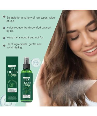  homomdy Tea Tree Oil Conditioner Sprays Leave-In Natural & Refreshing Soothes Dry Scalp Moisturizes & Nourishes Easily Detangles Controls Frizz Fight - Buy Online on GoSupps.com
