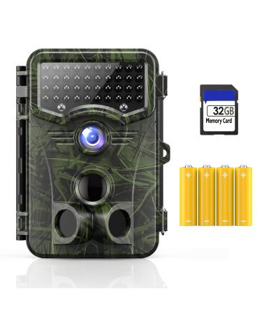 Wild camera 4K 48MP hunting camera with 120 wide angle the latest movement sensor view 0.2s trigger time trail cameras with IP66 hunting camera with 40 no glow infrared LEDs 2.4'lcd for wild observation 1920p