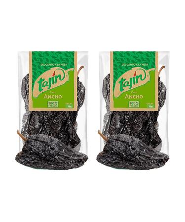 Dried Chilli Bundle with Tajin Ancho Chilli 75g x2 (Pack of 2 Bundle)