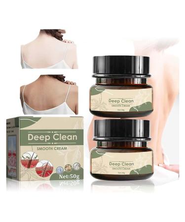 LOVELYCALACTIVE AND MASAGE CREME deep cleaning and smoothing cream Treatment of hairy keratosis Treatment of rougher uneven and dry skin (2PC)
