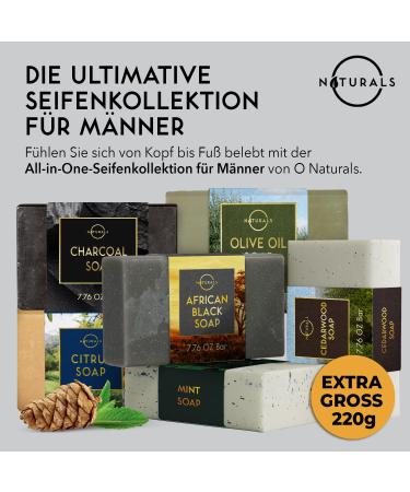 Natural African Black Soap with Shea Butter | Moisturizing Acne Treatment for Men & Women | 1 Pack - Buy Online on GoSupps.com