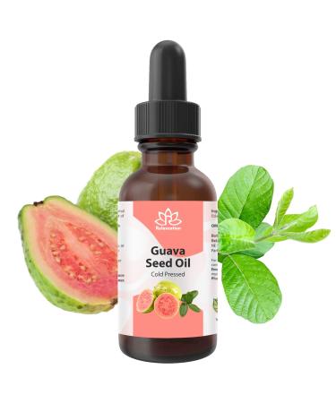 Relaxcation Guava Seed Oil | Cold Pressed Natural Oil for Face Hair Nails | Lightweight Botanical | Skin & Body Oil | Vegan | Glass Bottle (4 oz) 4 Fl Oz (Pack of 1)