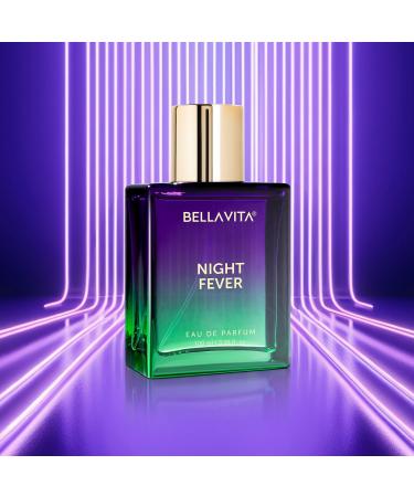 BELLA VITAS Night Fever Eau De Parfum Perfume with Bergamot Mandarin Peach Musk and Vanilla|Premium Long Lasting Fruity Fragrance for Men & Women 100 ML - Buy Online on GoSupps.com