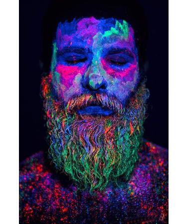 UV Glow Blacklight Face and Body Paint - 6 Color Set for Stage, Clubbing, and Costume Makeup - Buy Online on GoSupps.com
