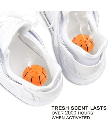 MAXIMILIAN Shoe Deodorizer Balls 6 Pack - Odor Eliminator Freshener for Sneakers Gym Bags Lockers and Drawers Yellow - Buy Online on GoSupps.com
