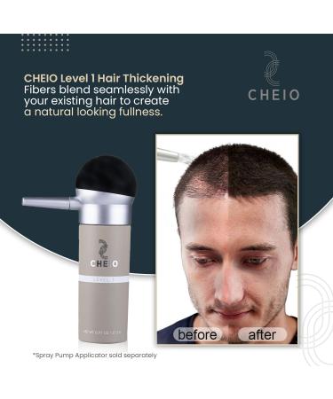Hair Thickening Fibers - 27.5g - Medium Brown - Keratin Solution for Bald Spots & Thinning Hair - Fast Coverage for Men & Women - Buy Online on GoSupps.com