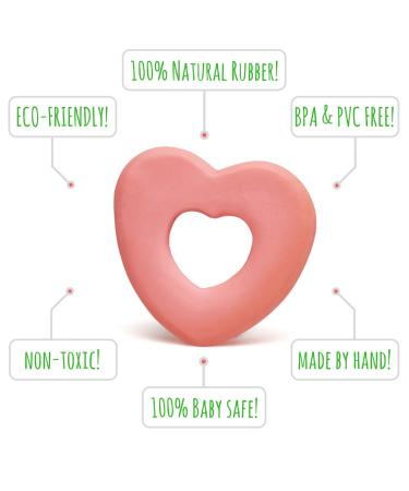 Lanco Bei ring Herz (LA00502) - Eco-Friendly Teething Ring for Babies | International Shipping Available - Buy Online on GoSupps.com