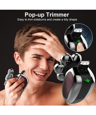 Buy Glatens Electric Razor Men 7D - 5 in 1 Waterproof Rotary Shaver & Grooming Set | JK1800 - Buy Online on GoSupps.com