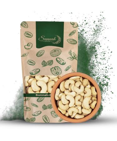 Sunnah Shop Crisp Cashew Nuts Natural 1 kg | Untreated and Untreated | 100% Natural Raw Food Cashew Nuts - Rich in Protein | Ideal as a Healthy Snacks for On the Go