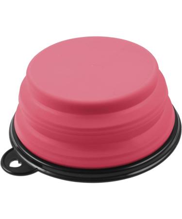 Buy PhoneNatic Foldable Silicone Dog Bowl - Pink Travel Bowl for Dogs & Cats - 350ml with Carabiner - Buy Online on GoSupps.com