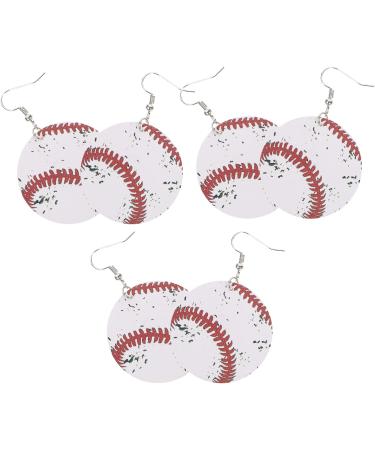 15 Pairs baseball earrings dangle earrings womens gifts earrings for women orrous sports balls earrings statement earrings for women ear jewelries Fashion lovers basketball leather - Buy Online on GoSupps.com