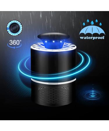Indoor Mosquito Zapper: Bug Killer with 360 LED & Strong Suction Fan - Black | For Home, Kitchen, Office - Insect Trap - Buy Online on GoSupps.com