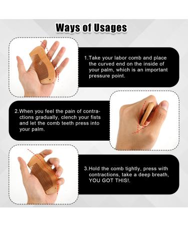 Wooden Crest for Labor Pain Relief | Unique Encouragement Gift for Pregnant Moms | Includes Fabric Bag - Buy Online on GoSupps.com