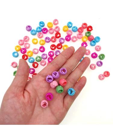 JZK 100 Multi-Colored Mini Hair Clips for Braiding Perfect Small Clips for Kids Girls & Women - Buy Online on GoSupps.com