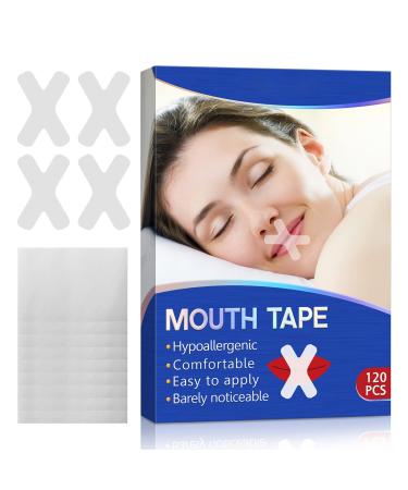 Sleep Strips Mouth Tape for Sleeping - Mouth Breathing Tape for Sleeping Quality Improvement & Better Nose Breathing Snoring Relief 120 Counts