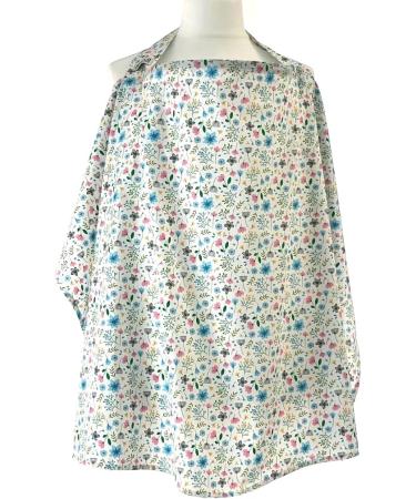 BebeChic Oeko-Tex Certified Cotton Breastfeeding Cover - Summer Floral Print - Buy Online on GoSupps.com