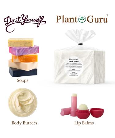 Raw Kokum Butter 16 oz - 100% Pure Natural Moisturizer for Skin Hair DIY Creams & Soaps - Food Grade Jar - Buy Online on GoSupps.com