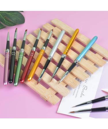 10-Piece Professional Nail Brush Set | Gel Acrylic & Nail Art Brushes - Individually Packed for Ultimate Precision - Buy Online on GoSupps.com