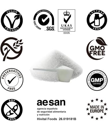 MSM 2000 mg Pack of 720 g for 1 year of treatment 100 Vegan Methylsulfonylmethane For healthy joints cartilage and bones Improves skin hair and nails Manufactured by HIVITAL - Buy Online on GoSupps.com