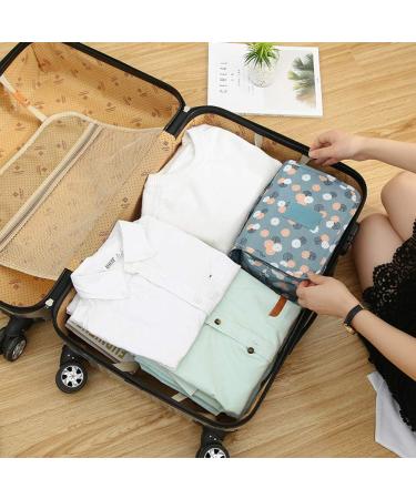 Sechunk Waterproof Travel Hanging Toiletry Bag | Multifunctional Pink Stripe Cosmetic & Makeup Bag for Women - Buy Online on GoSupps.com