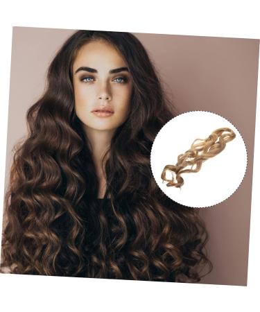 Beavorty French curly wig braiding hair pre stretched curly human hair wig braid in hair extensions 13x4 lace front wigs human hair deep wave wig High temperature wire loose big roll 70X8CM Light Brown - Buy Online on GoSupps.com