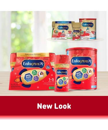 Enfagrow A+ Child & Toddler Nutritional Drink Ready To Drink Bottles 26 Nutrients Milk Flavour with Brain Building DHA a type of Omega-3 fat Age 1-5 Years 237ml x 6 count - Buy Online on GoSupps.com