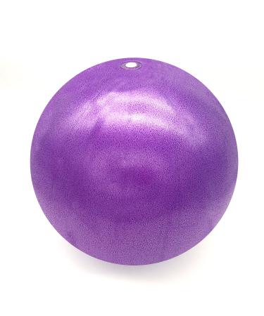 XIECCX Mini Yoga Balls Exercise Pilates Ball Therapy Ball Balance Ball Bender Ball Barre Equipment 1PC for Home Stability Squishy Training PhysicalCore Training with Inflatable Straw A-purple 9 Inch