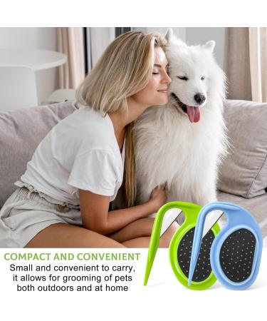 2-Piece Pet Knotting Comb Set | Steel Blade Cat Hair Removal Tool for Knots & Mats - Buy Online on GoSupps.com