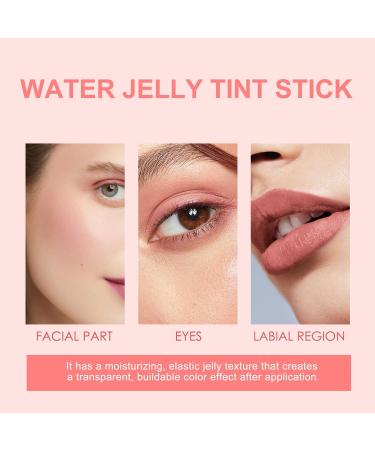Water Jelly Tint Stick Blush lip gloss stick Milk Cooling Water Jelly Tint Lip Gloss Sheer Lip & Cheek Stain Milk Jelly Tint Jelly Blush Stick Long Lasting Jelly Texture Moisturising (#1 Coralline Color) - Buy Online on GoSupps.com