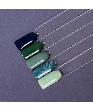 Vishine UV Nail Polish Green Glitter 6 Colours Green Gel Nail Polish Kit Green Gel Nail Polish Set Olive Green Avocado Dark Green Soak Off LED Gel Nails Gel Nail Polish 8 ml - Buy Online on GoSupps.com