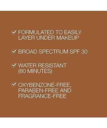 Neutrogena Purescreen+ Tinted Sunscreen for Face with SPF 30, Broad Spectrum Mineral Sunscreen with Zinc Oxide and Vitamin E, Water Resistant, Fragrance Free, Medium Deep, 1.1 fl oz - Buy Online on GoSupps.com