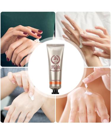Horse Oil Hand Cream | 30 Mild and Safe Hand Nourishing Repair Ointment | Hand Moisturizer Essence Skin Care Natural Anti-Cracking Lotion for Brightening Moisturizing - Buy Online on GoSupps.com