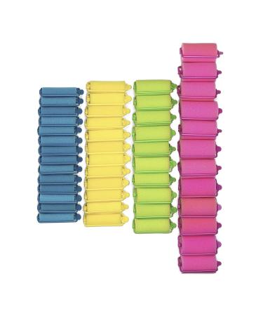 Conair Self Grip Foam Hair Rollers - Neon Colors - 48 Pack - Buy Online on GoSupps.com