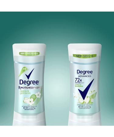 Degree Advanced Antiperspirant Deodorant for Women - 72-Hour Apple & Gardenia Protection, 4-Pack (2.6 oz Each) - Buy Online on GoSupps.com