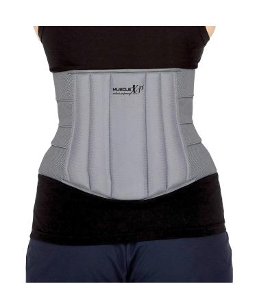 DrFitness+ Lumbo Sacral Belt - Premium Back Support & Pain Relief for Men & Women - Small Size (28-32) - Cushioned & Semi-Flexible Compression Belt for Optimal Comfort - Buy Online on GoSupps.com