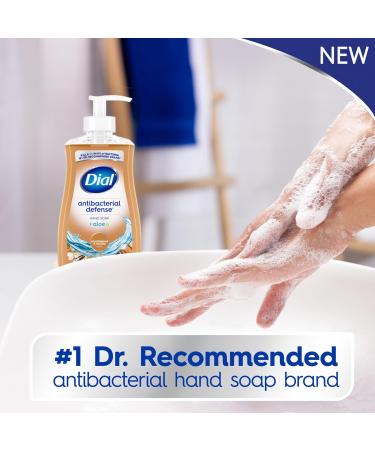 Dial Antibacterial Defense Liquid Hand Soap + Aloe Sandalwood & Vanilla Scent 11 Fl Oz (Pack of 12) Dermatologist-Tested Hand Wash Gentle Formula Sandalwood & Vanilla 11 Fl Oz (Pack of 12) - Buy Online on GoSupps.com