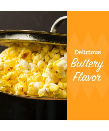 Franklin's Gourmet Popcorn Butter Flavored Salt - 8 oz. Bottle | Premium Vegan Kosher Seasoning for Authentic Movie Theater Taste - Made in USA | 8 Ounce Pack - Buy Online on GoSupps.com