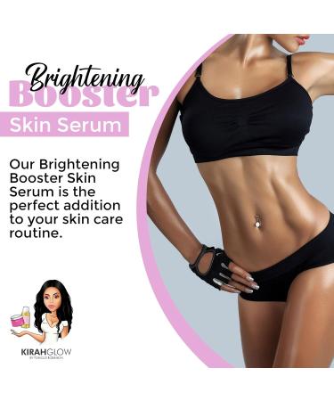KirahGlow Brightening Booster Serum for Face - Enhances Toning Cream Hydrating Anti-Aging Serum with Niacinamide & Vitamin E for Glowing Skin Smooth & Lightweight Formula for Uneven Skin Tone - Buy Online on GoSupps.com